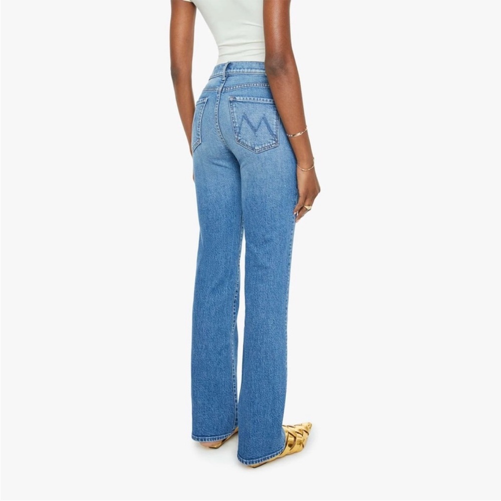 MOTHER Straight Leg Jeans in Light Blue Wash - Picture 2 of 11